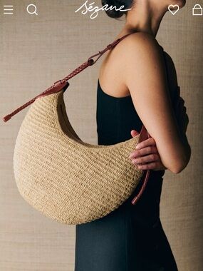 Sezane Gaston Cresent Bag